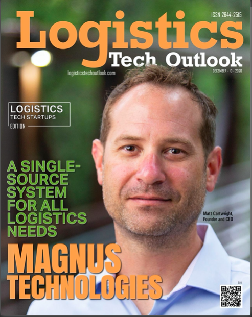 Magnus cover on Logistics Tech Outlook